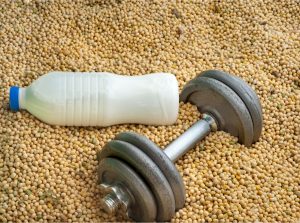 Protein and Dumbbell